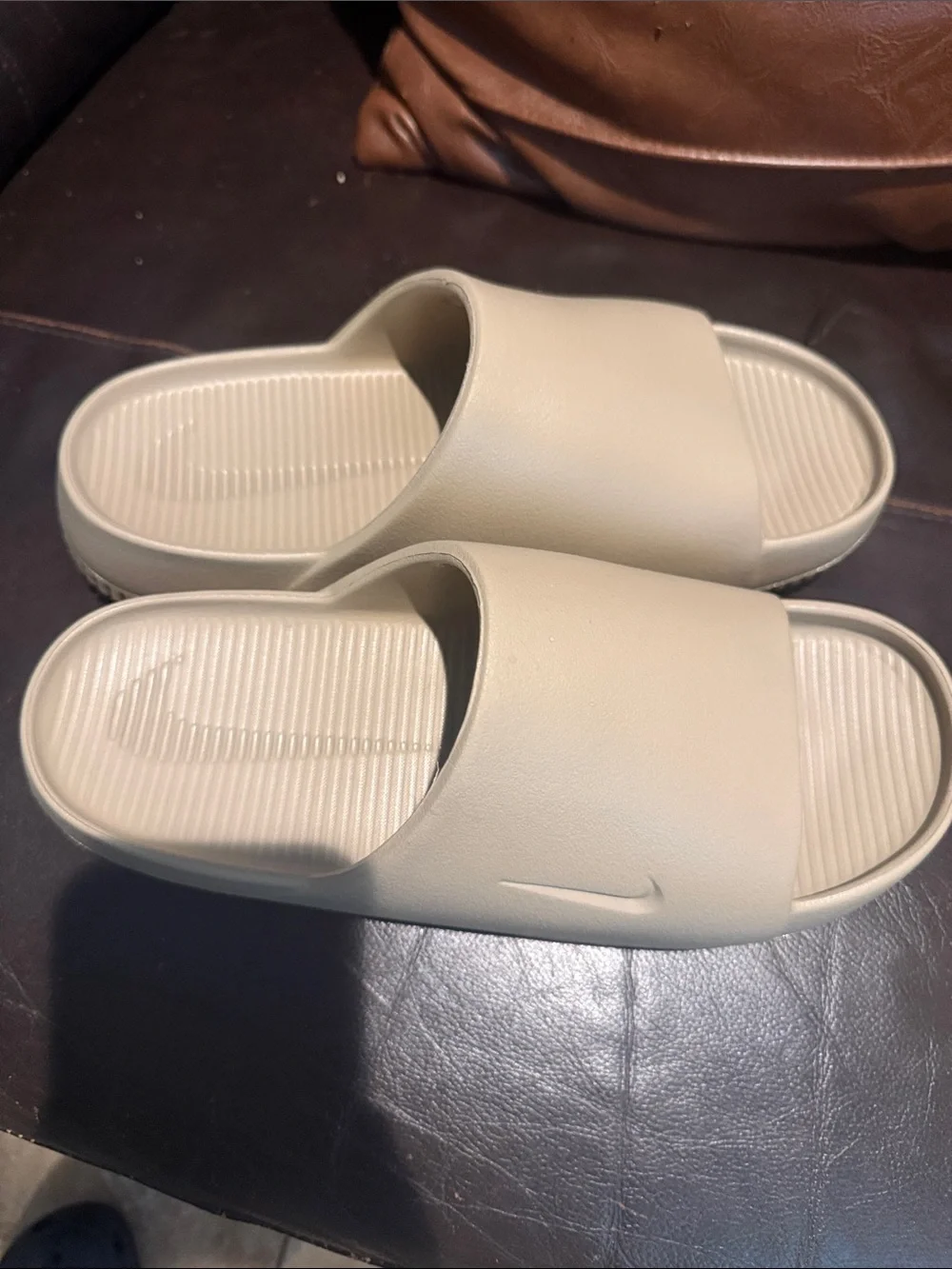 Nike Men’s Slide Sandals in Light Beige